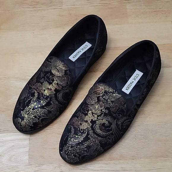 Steve Madden Metallic Print Loafers MADISON Snake Women main image 3